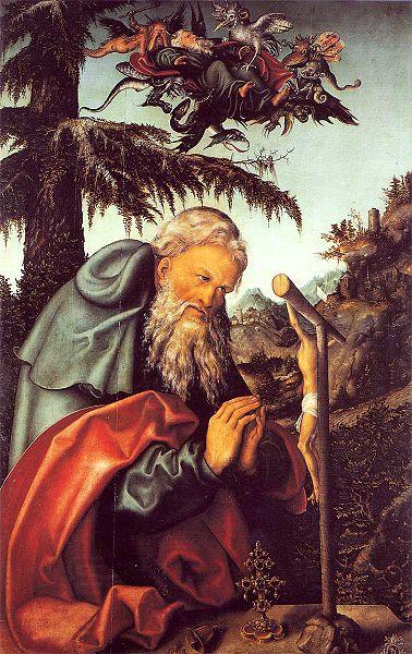 Lucas Cranach Hl Antonius oil painting picture